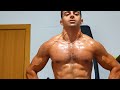 young bodybuilder showing his perfect muscle | flexing | muscle worship