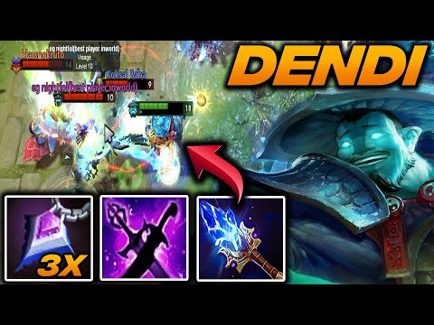 B8.DENDI [STORM SPIRIT] LEARN YOU HOW TO GANK LIKE A PRO | 20 KILL  ( DOTA 2 PRO GAMEPLAY ) 7.31C