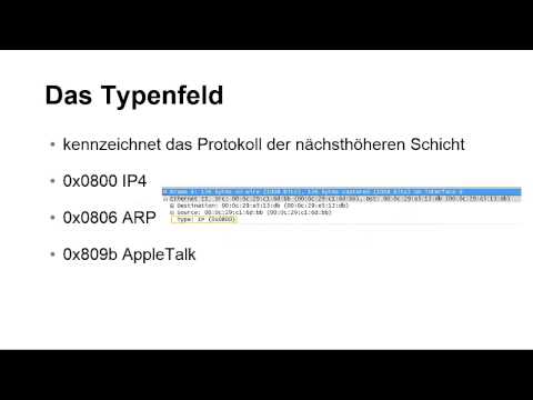 Netzwerkgrundlagen Tutorial: Ethernet Frame |video2brain.com