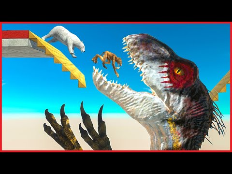 DEATHLY JUMP and DODGE or HIT by GIANT STONE - Animal Revolt Battle Simulator