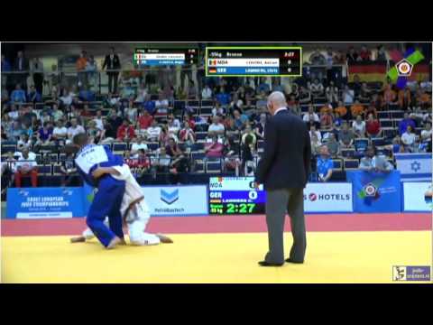 Judo 2016 European Championships Cadets: Costru (MDA) - Lammers (GER) [-55kg] bronze