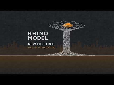 New life tree .Milan expo 2015. Rhino modeling