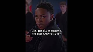 The deadly shaolin sunset move ️ #cobrakai #senseiwolf #silverbullet #cranekick #karate#cobrakaichop