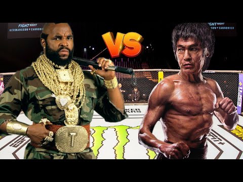 👊🐲Old Bruce Lee vs. Mr. T - EA sports UFC 4👊🐲