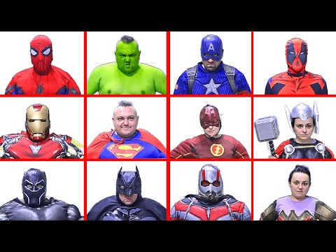 All Superheroes Transformation Movie