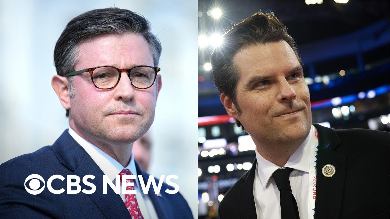 House Speaker Mike Johnson says House Ethics Committee shouldn't release Gaetz report