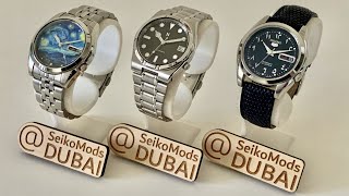 Smaller SNK Mods & GIVEAWAY Watch! [Seiko Starry Night, Arabic Dial & Mother Of Pearl]