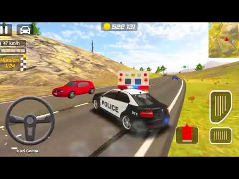 🚇Real Police Drift Car 3D Game 🪴#cargames #police #viral #viralvideo #tending #polic #india 