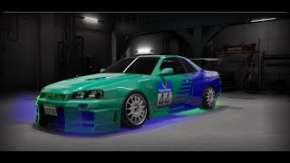 【Tokyo Xtreme Racer】C1ATTACK　R34 "3:10:95"