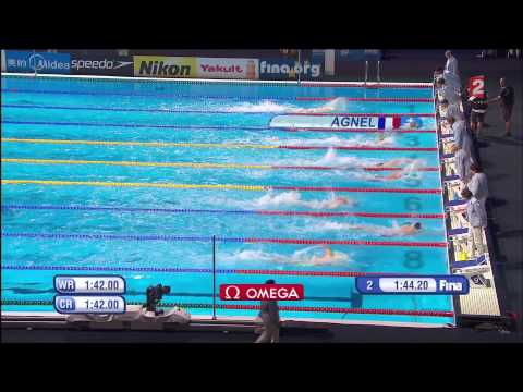 Mondiaux de natation Barcelone 2013 - Finale 200m nage libre Hommes 30/07/13 HD FR