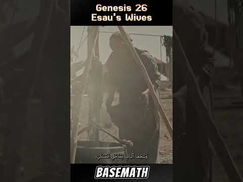 Genesis 26 - Esau's Wives  #bible #history #genesis #facts #learn #pray #motivation #god #movie