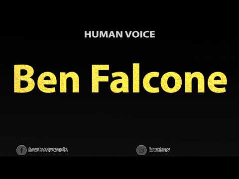 How To Pronounce Ben Falcone