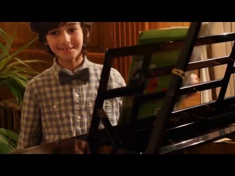 Alex Trometer performs Moody Prawn Blues, Gellnick - Grade 3 Piano January 2016