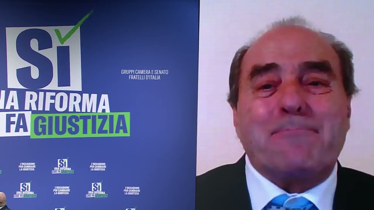 DI PIETRO INTERVIENE ALL'EVENTO DI FRATELLI D'ITALIA "UNA RIFORMA CHE FA GIUSTIZIA"