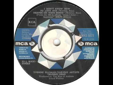 UK New Entry 1972 (25b) Yvonne Elliman - I Don't Know How To Love Him