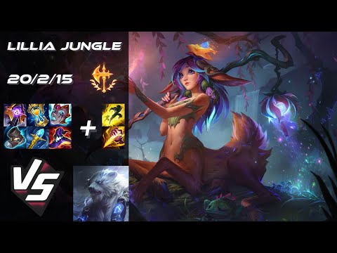 JUNGLE Lillia vs Volibear - EU Grandmaster Patch 14.17