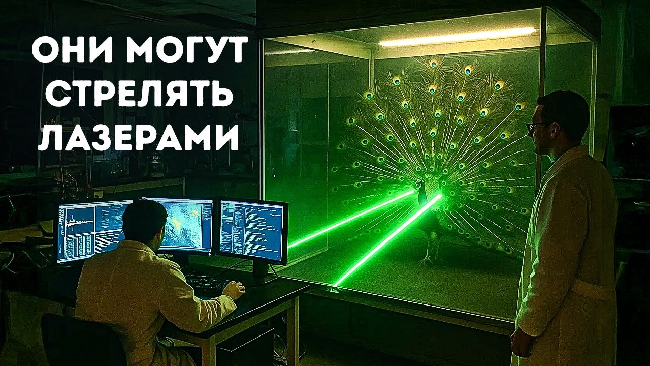 Павлины могут стрелять лазерами из своих хвостов, показало новое исследован