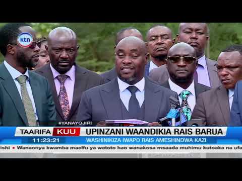Wabunge wa upinzani wamshutumu Rais Ruto kwa kile wanachodai ni uongozi dhaifu