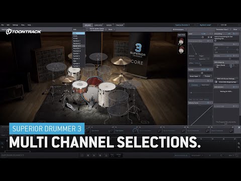 Superior Drummer 3 – Multi-Channel Selections