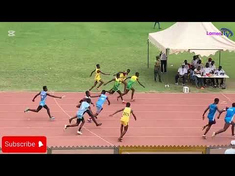 Osei Kyeretwie boys win 4x200m. Heat 3. Zone 3. Inter-Co. 2025.