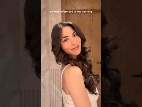 Heatless sock curls tutorial 😮‍💨🧦 #hairstyle #hairtutorial #hair #youtubeshorts