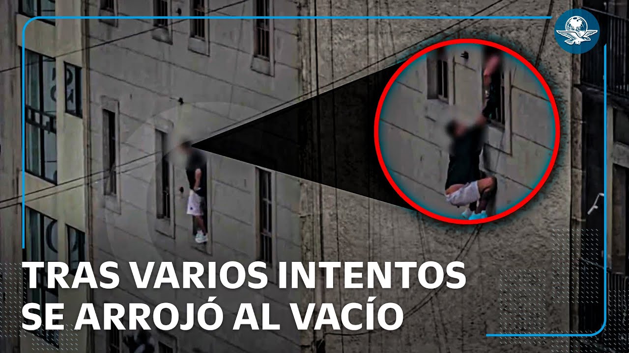 Hombre se lanza de edificio en el Centro Histórico de la CDMX