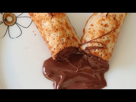 Clătite cu ciocolată