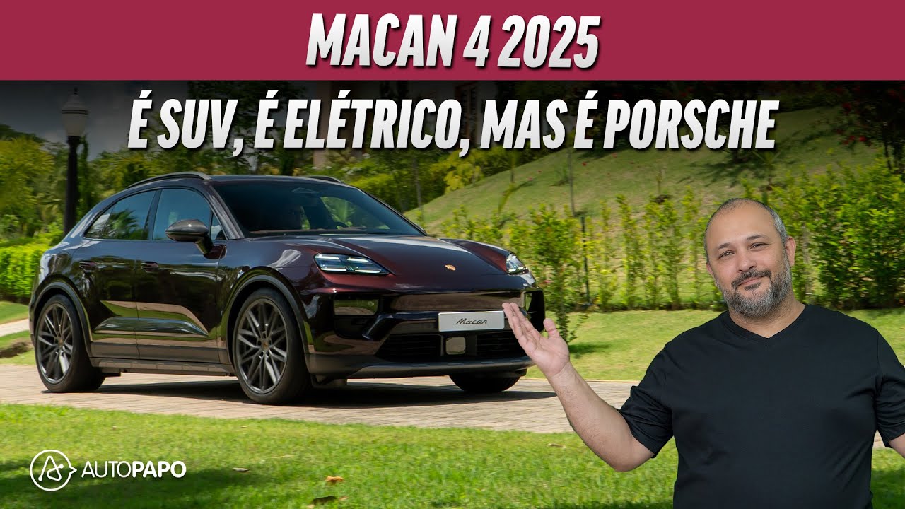PORSCHE MACAN 4 2025 ELÉTRICO: ACELERA (E PODE CUSTAR) COMO UM 911