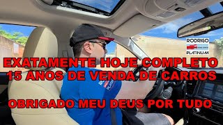 Exatamente Hoje Completo 15 Anos de Comercio de Veiculos OBRIGADO MEU DEUS POR TUDO