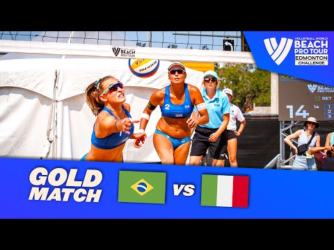 Carol/Barbara vs. Gottardi/Menegatti - Finals Highlights Edmonton 2023 #BeachProTour