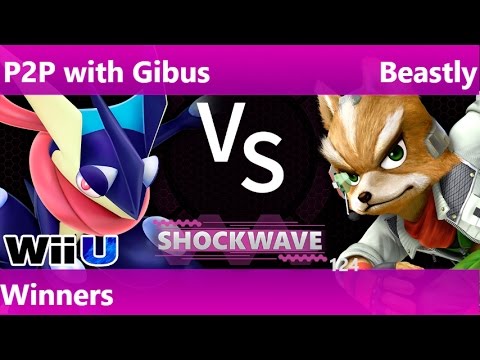 SW 124 - P2P with Gibus (Greninja) vs NF | Beastly (Fox, Ness) Winners - Smash 4