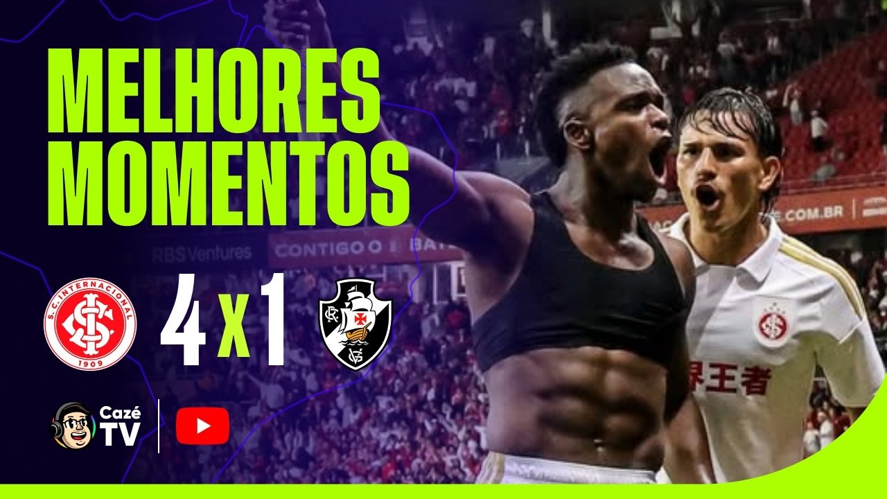 MELHORES MOMENTOS: INTERNACIONAL 4 X 1 VASCO | BRASILEIRÃO 2026 | 16ª RODADA