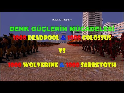 1000 WOLVERINE & 1000 SABRETOOTH vs 1000 DEADPOOL & 1000 COLOSSUS
