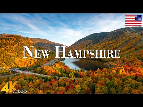 Autumn New Hampshire 4K Ultra HD • Enchanting Autumn, Scenic Relaxation Film with Calming Music.