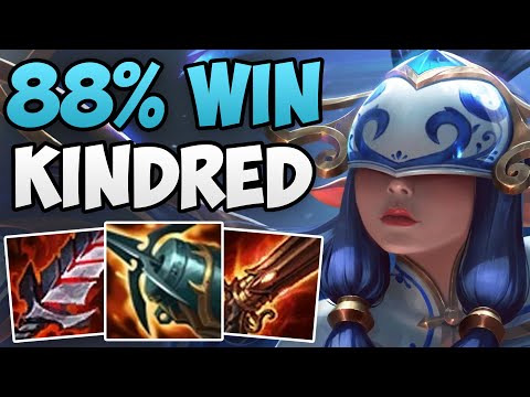 INSANE 88% WIN RATE KINDRED IN KOREAN CHALLENGER! | CHALLENGER KINDRED JUNGLE GAMEPLAY | Patch 13.5