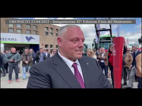 Grosseto 23/04/2022 - Inaugurazione della 42° Edizione della Fiera del Madonnino