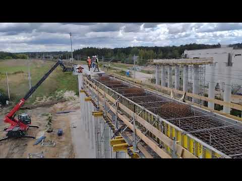 🏗️👷🛣️🌁 Budowa Autostrady A-2 Warszawa - Kukuryki na Odcinku V Gręzów -  Siedlce Zachód