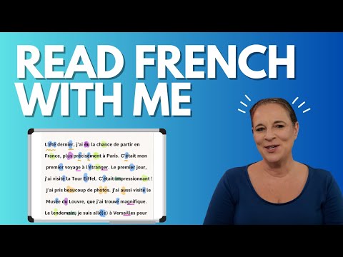 Learn To Read French With Me! | A2 Level French | My last holiday