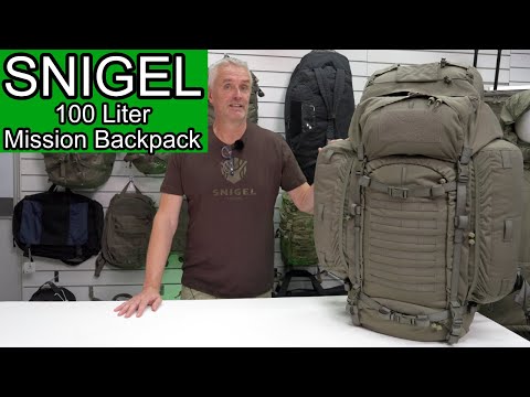 Snigel 100 liter Mission Backpack - Tactical Backpack
