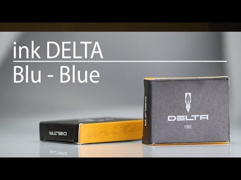 inchiostro Delta Blue - ink test & review