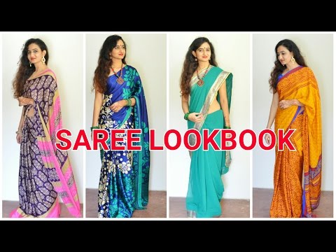 Saree Lookbook || Haul Video