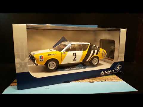 1:18 collection car RENAULT 17 RALLY DE POLOGNE PL 1976
