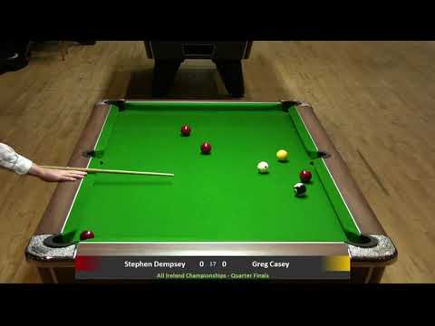 Festival of Pool - Mens Senior - Qtr Final - Stephen Dempsey v Greg Casey