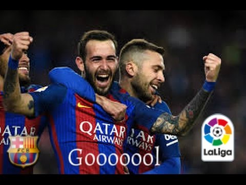 Primer gol de Aleix Vidal en el Barcelona