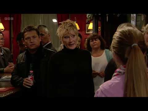 EastEnders - Abi Branning defends Max Branning at The Vic (15th December 2009)