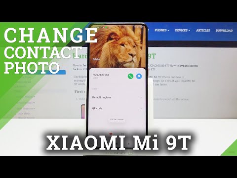 How to Add Contact Photo in XIAOMI Mi 9T – Personalize Contacts