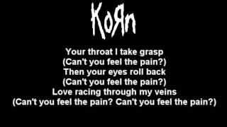 Korn - My gift to you (lyrics)