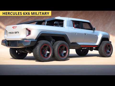 ERSTAUNLICH! Der weltweit erste Pickup mit 6 Rädern – HERCULES 6X6 MILITARY