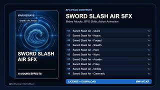 Download lagu Sword Slash Air Sound Effects for Games | MarineWave SFX mp3