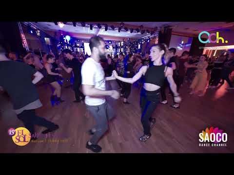 Vaibhav Rana and Efi Lampiri Salsa Dancing at El Sol Warsaw Salsa Festival 2019, Sunday 10.11.2019